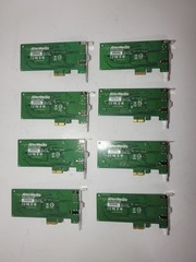 Lot of 8 AVerMedia AVerTV CaptureHD H727 Ver D Full Height Capture Card #0346