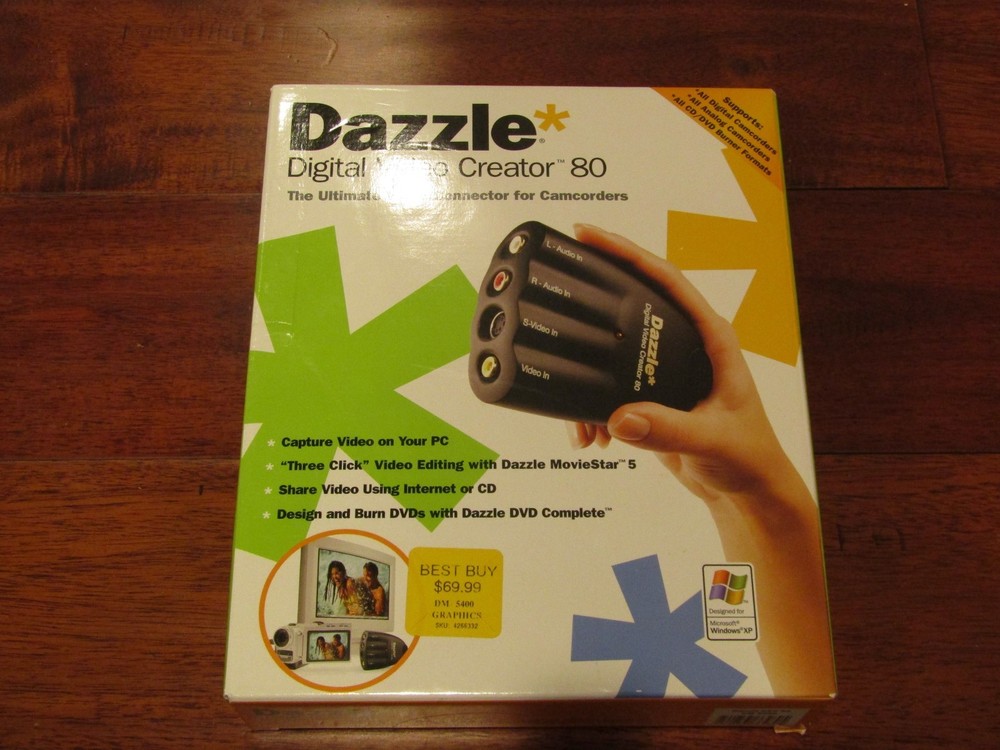 Dazzle Digital Video Creator 80 (DVC-80) New Factory Sealed