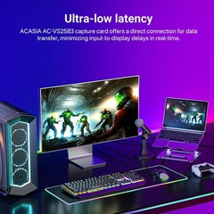 Acasis Internal 4K@60Hz HDMI PCIe Capture Card Loop-Out for Medical Gaming