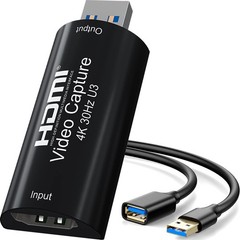 AMZHRLY 4K HDMI to USB 3.0 Video Capture Card 1080P 60FPS Cam Link Card Game …