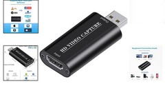 Plug and Play 4K HDMI Capture Card for Effortless Streaming & Live Broadcasting