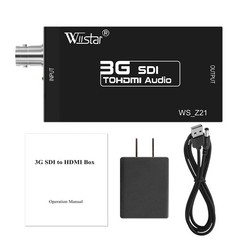 Wiistar SDI to HDMI Converter 3G/HD-SDI Audio Video Adapter Full HD…