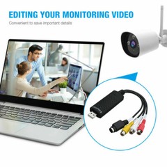 USB2.0 VHS to DVD Converter VHS VCR to PC Video Capture Card Video Audio Adapter