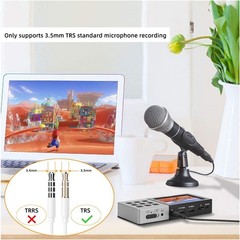 1080P@60fps Capture Card with 3.5 Inch LCD and Remote Control, HDMI Video Rec…