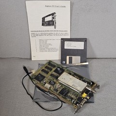 Vintage Aztech Express TV-500 MMVN705 PCI TV Tuner Card – COMPLETE w/ Disk & Man