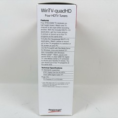 Hauppauge WinTV-quadHD PCIe Card 4 HD TV Tuners ATSC/QAM 1609 PLEX New_Open_Box