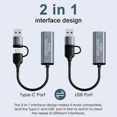 Ultra-Low Latency HDMI Capture Card – Perfect for Live Streaming & Recording