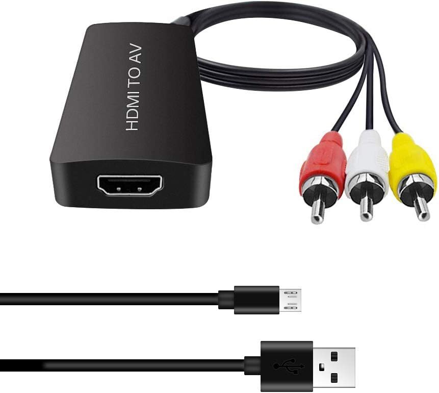 Dingsun HDMI to RCA Converter, AV Older TV TO converter