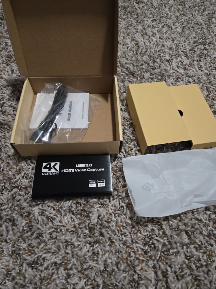 4K Ultra HD HDTV USB 3.0 Video Capture Device Digital Format Universal