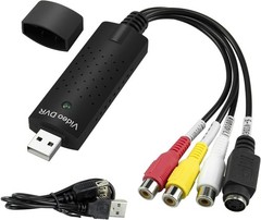 VHS to Digital Converter – Lightweight USB 2.0 Capture Card for Windows & Mac