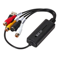 USB 2.0 Video Audio Capture Recorder Adapter Card VHS To DVD For Windows 10/8/7