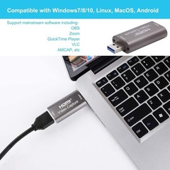High-Performance 4K Video Capture Card – Plug and Play for Streamers and Gamers