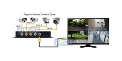 Premium 4-Channel Video Switcher With USB DVR Adapter For Windows Computer