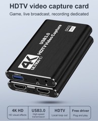 4K Audio Video Capture Card USB 3.0 HDMI Device Full HD Recording for Switch PS4