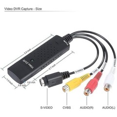 USB Audio Video Converter, VHS to Digital Converter, Video Capture Card Digitize