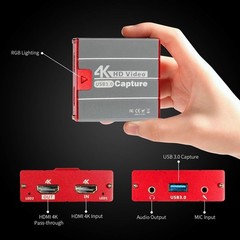 4K HDMI Video Capture Card for Game Streaming