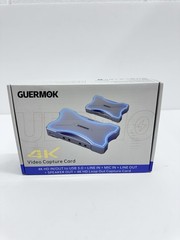 Guermok 4K HDMI Capture Card with Touch LED, Dual HDMI in/LoopOut, USB 3.0