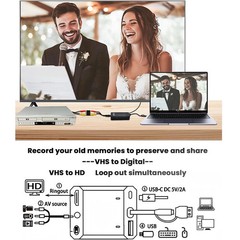 USB Video Capture Cards AV TO HDTV Analog VHS to Digital Video Converter USB 2.0