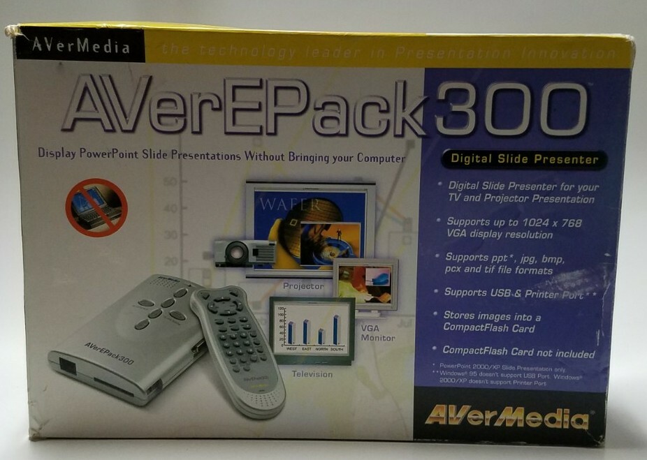 AVerMedia AVerEPack 300 Digital Slide Presenter TV & Projector Presentation