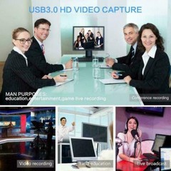 1080P 4K HDMI to USB 2.0 3.0 Video Capture Card Game Audio Video Live Streaming