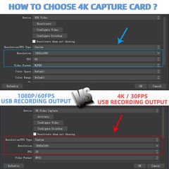 Grey 4K 1080P HDMI to USB 3.0 Video Capture Card Ultra HD with Headphone