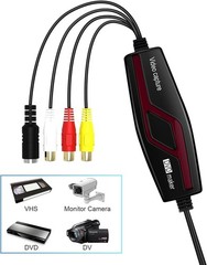 Universal RCA to USB Converter: Digitize VHS, Hi8 & Mini DV Tapes Effortlessly