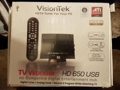 VisionTek TV Wonder HD 650 USB HDTV Tuner with Remote