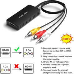 Dingsun HDMI to RCA Converter, AV Older TV TO converter