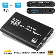 2026 4K USB 3.0 HDTV Video Capture Card HDMI-compatible Video Recorder Grabber