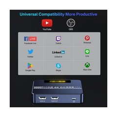 ACASIS 4K60fps Video Capture Card for Streaming and Gaming, VRR Support, Exte…