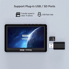 VHS Video to Digital Converter Video Capture Box Recorder Video from VCR M8K1