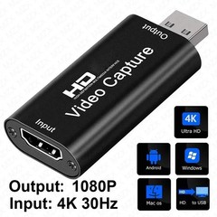 4K Audio Video Capture Card USB 3.0 HDMI Video Capture Device Full HD Recording