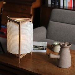 Daisaku Cho Andon Triangle LX11-L LED Cordless Lamp Japanese Paper Shade Jpn New