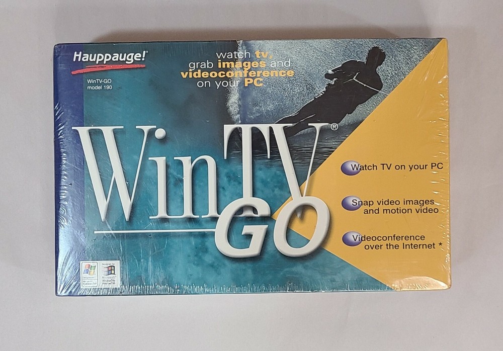Hauppauge WinTV GO – Model 190 – TV Tuner – Save Video and Videoconfrence – PCI