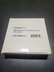 Kanexpro HDMI 1080P USB 2.0 Gaming Capture Box With loop out CONGAMECAPL