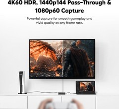 Capture Card for Streaming, 4K60 HDR Passthrough​, 1080p60 Video Recording, U…