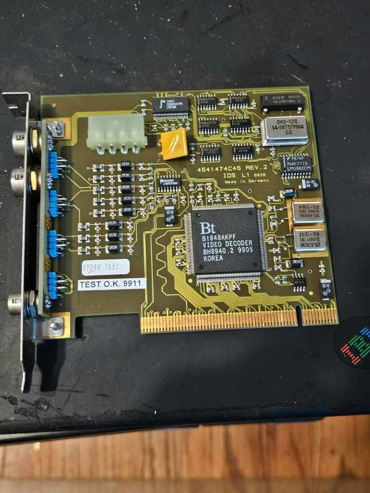 Rare iDS Eagle 4541474C45 Rev 2 PCI 9828 L4 Frame Grabber Decoder Camera IDS L1