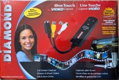 Diamond VC500 USB 2.0 One Touch VHS to digital file and DVD Converter DVD NISB