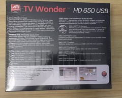 NEW VisionTek ATI TV Wonder HDTV Tuner For Your PC HD 650 USB Digital Analog