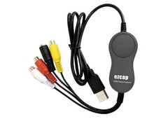 Ezcap159 USB PC Video Capture Card VHS Player V8 Hi8 Camcorder CVBS Record Box