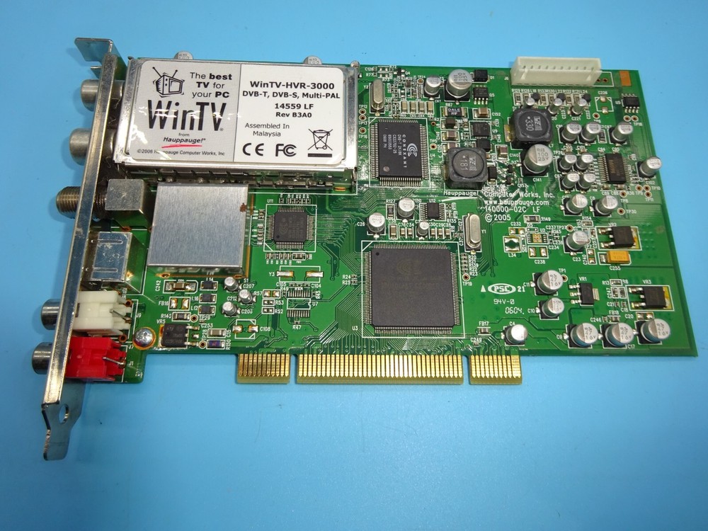 HAUPPAUGE WINTV-HVR-3000 DVB-T DVB-S MULTI-PAL 14559 LF PCIe REV:B3A0 #GK10907