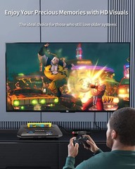 Chodwe RCA to HDMI Converter, Converter (with and Cables)