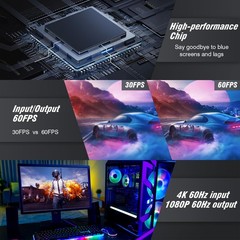 Video Capture Card, USB3.0 HDMI to USB C Capture Card, 4K 1080P 60FPS
