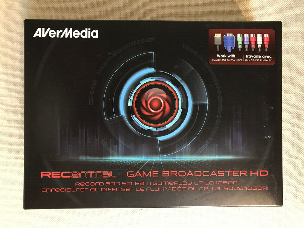 AVerMedia Game Broadcaster HD C127 Capture Card ( Captures VGA & HDMI )