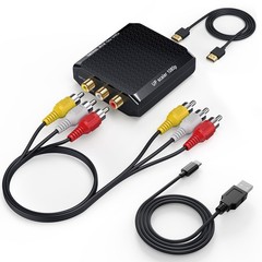 WENTER RCA to HDMI Converter with + cable, Black