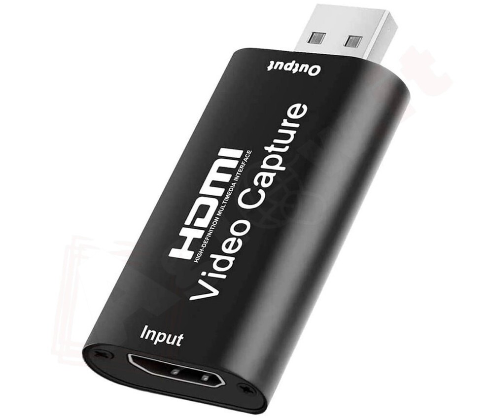 USB to HDMI 4K Video Capture Card Game Streaming Webcast Adapter