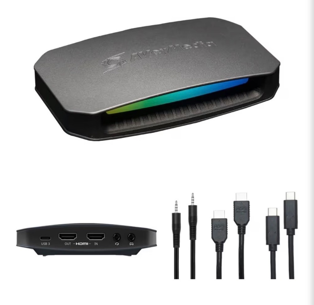 4K60 Capture Card with HDMI 2.1, Low Latency, 4K144/4K120 Passthrough, Game Capt