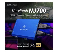 NJ700, 4K External Capture Card with HDMI 2.1. 4K144/2K144/HD240 Passthrough,…
