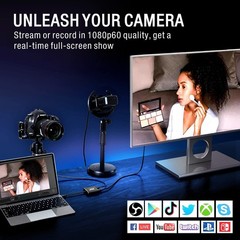 4K HDMI Capture Card, 1080P 60FPS Video Capture Card for Streaming and Record…