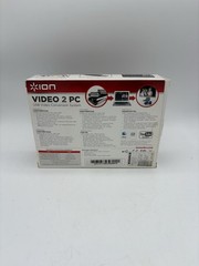 ION Video 2 PC VHS VCR to Computer USB Video Conversion System NIB